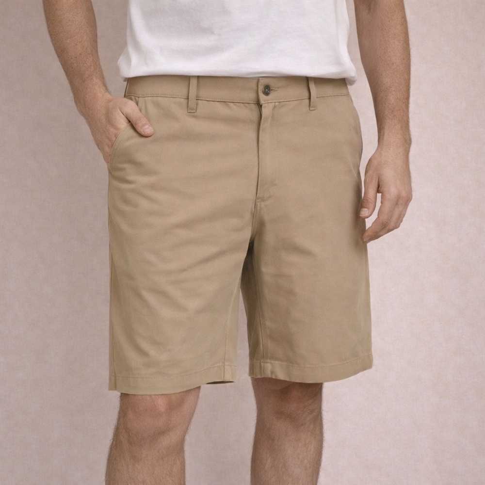 Adidas Men's Casual Sportswear Shorts Tan Size 36